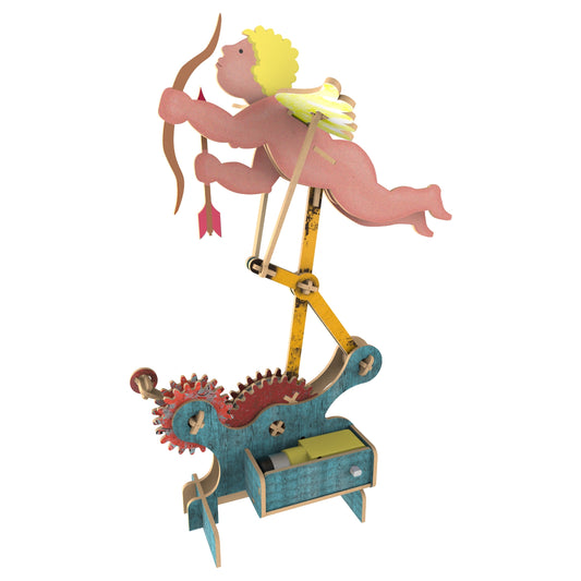 iló Mechanical Wooden Automata Cupid